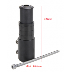 Axe pour tube de guidon...