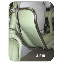 chrome rand beenschild Lambretta D 125 et 150