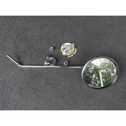 achterspiegel chrome voor stuur lambretta A B D LD LC