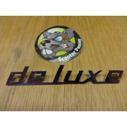 Logo "DeLuxe" zijpaneel Lambretta Junior 50 De Luxe