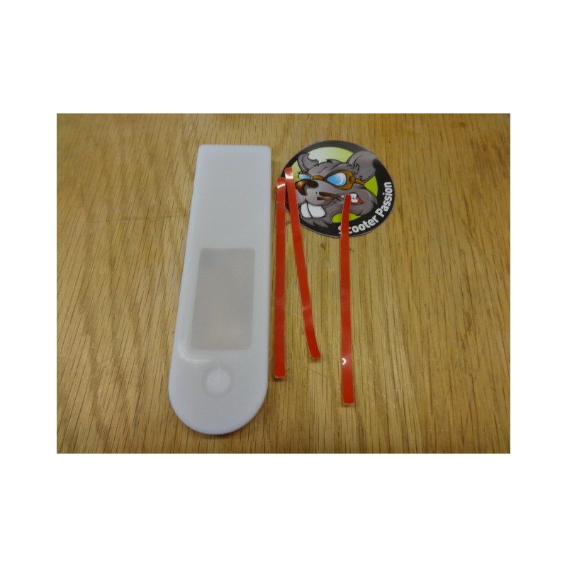 Silicone rubber bescherming waterdichtigheid dashboard elektrische step M365 et M365 Pro - WIT