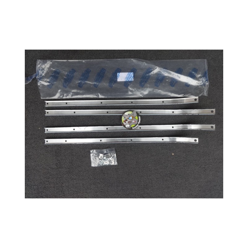 Set 4 aluminium vloerrails Lambretta Junior 50
