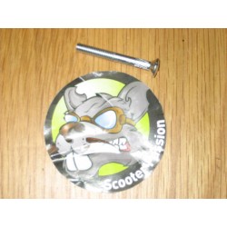 Vijs bevestiging half boven...