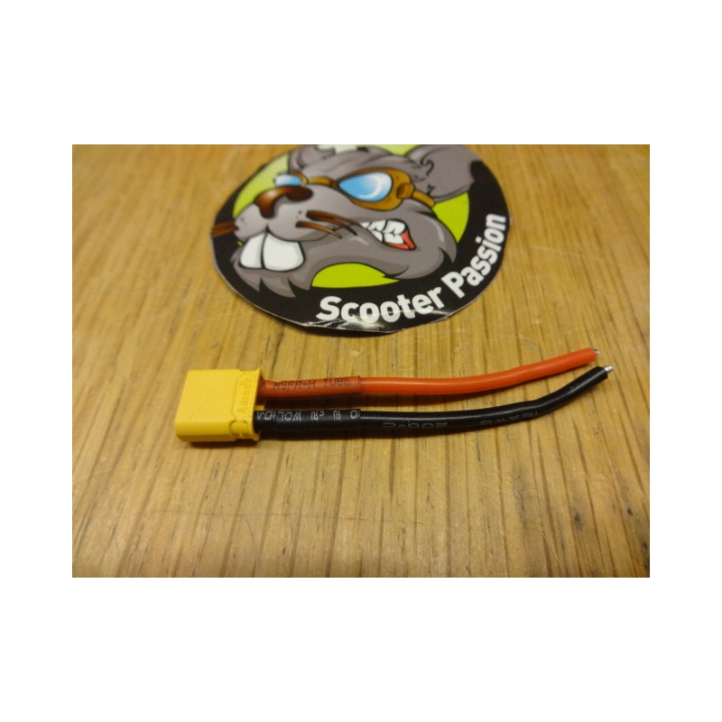 Bekabeling met XT30 connector voor elektrische step - Male connector