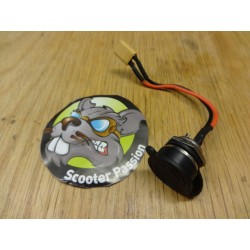 Input bekabeling en fiche...