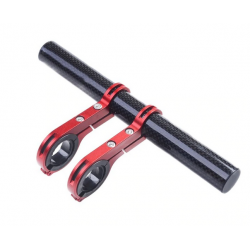 support extension guidon rouge carbone belgique france trottinette électrique