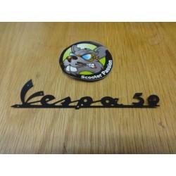 embleme tablier noir vespa 50 V50 france belgique piaggio