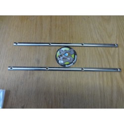 baguettes INOX pour fixation tapis caoutchouc poutre centrale P80-150X/ PX80-200E /Lusso 1°/P150S/P200E