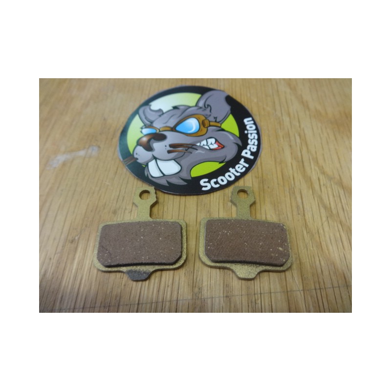 Remschoenen FULL-METAAL voor elektrische step Power Zero Z10 et 10X, 11X en NUTT rem