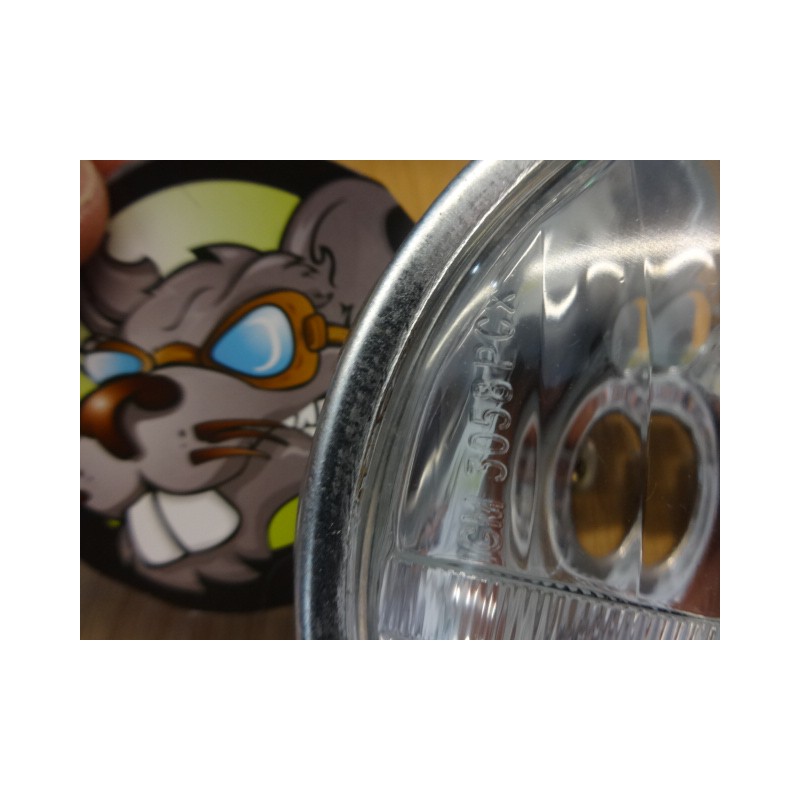 SIEM Original Headlight Kit – Vespa 50 R L N – Front & Rear Round Glass – Made In Italy