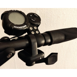 Ecran LCD d'affichage Minimotors Eye 3 monté avec gachette accélérateur type QUAD