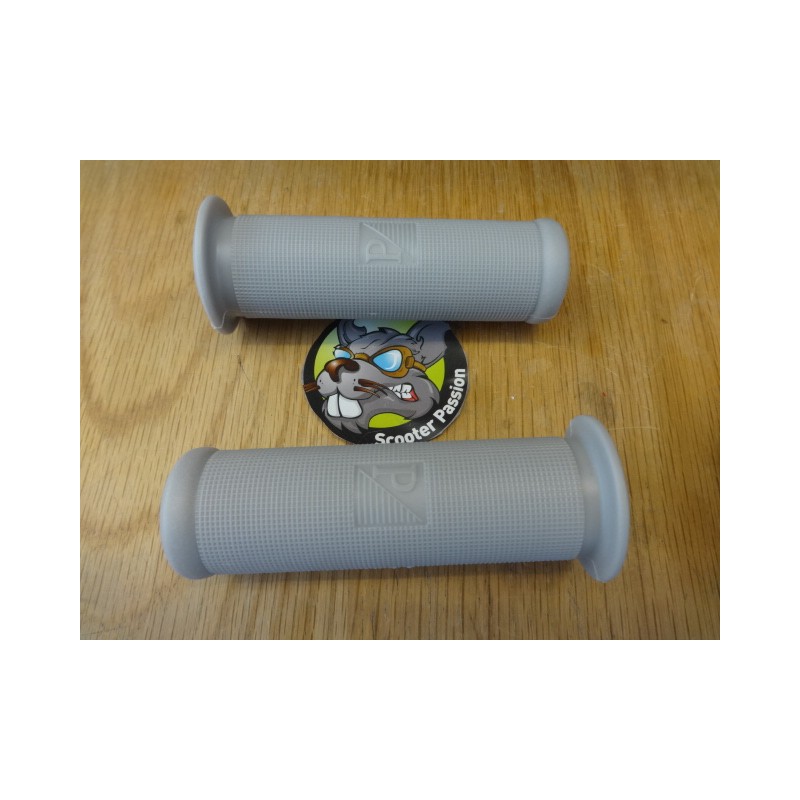poignées caoutchouc grises piaggio vespa Ø 24mm