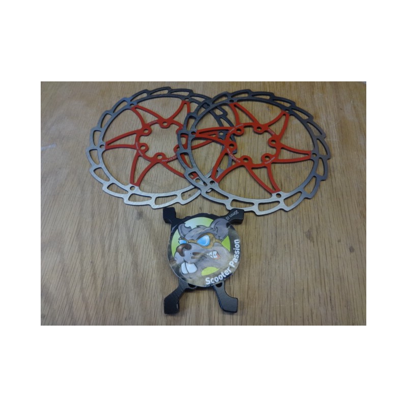 kit conversion de frein 160mm power zero trottinette