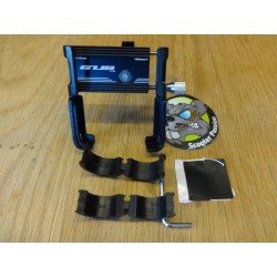 Smartphone houder Aluminium CNC ZWART voor stuur elektrische step