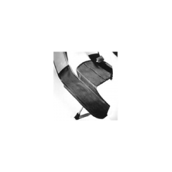 Zwart rubbervloermat...