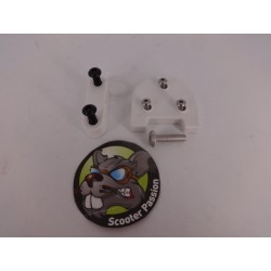 Tussenschot set conversie wiel 10" step Xiaomi M365 - WIT