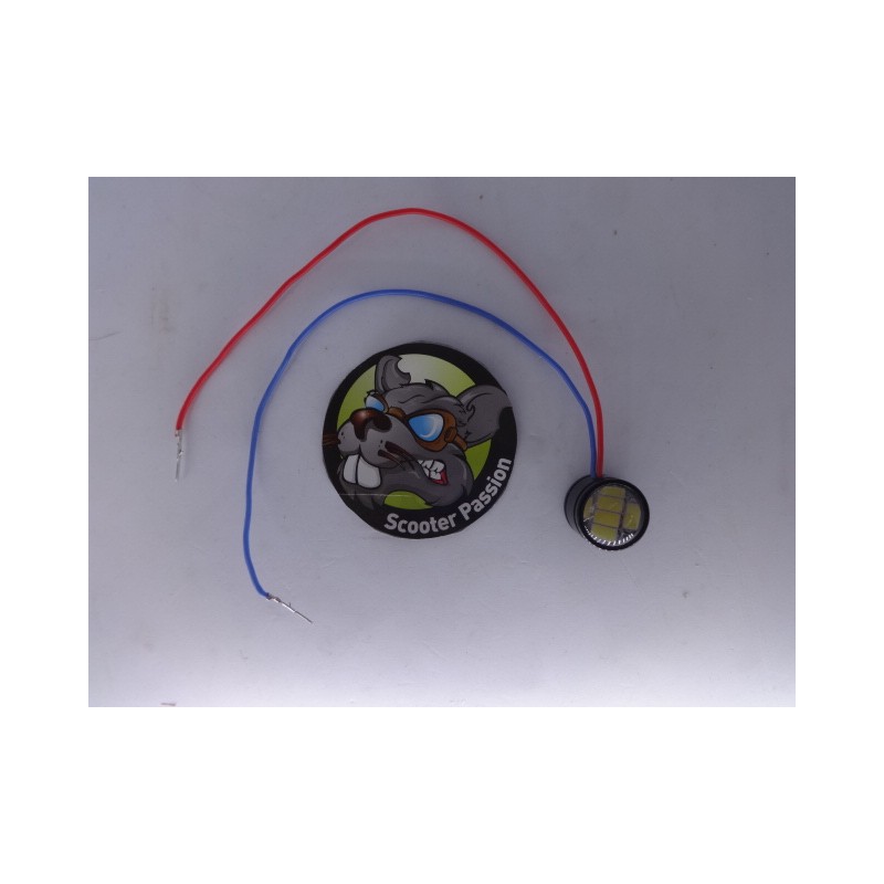 led avant éclairage trottinete kaabo wolf warrior