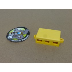 boitier connexion 3 câbles moteur trottinette électrique