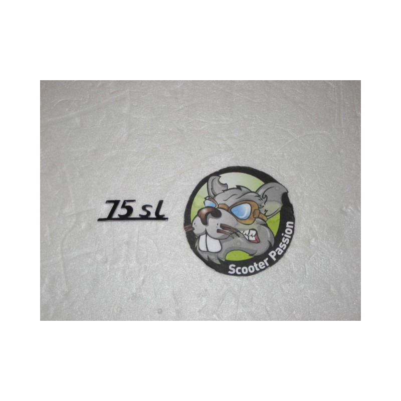 Monogramme "75 sl" Lui 75SL à vendre chez Scooter Passion en Belgique et en france pieces detachees pour scooter lambretta