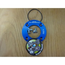 Transmissie zijde lagersteunplaat (Drive plate) Lambretta Serie 1, 2, 3, GP/DL - RACING bij scooter passion