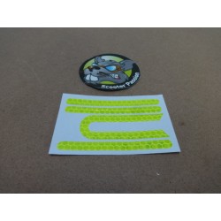 autocollants jaunes pour Xiaomi M365