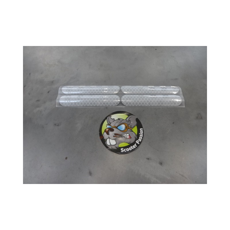 reflecterende stickers wit elektrische step belgie
