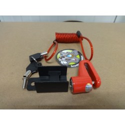 slot schijfrem diefstal elektrische step