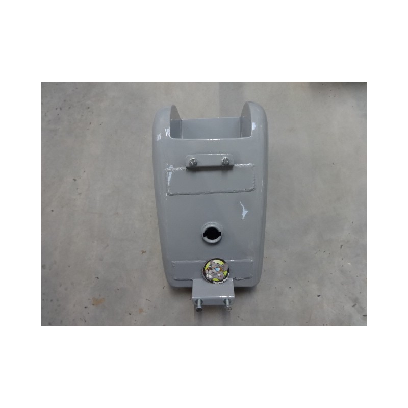 Réservoir essence 16L DOUBLE CUT avec espace de rangement boîte à gants Lambretta Serie 1, 2 et 3, GP/DL A PEINDRE