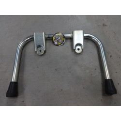 Béquille centrale ZINC Ø 22 mm  ZINC pour Vespa PK/​S/​SS/​XL/​ETS/​XL2/​ N/​FL/​Rush/​Plurimatic/​Automatica