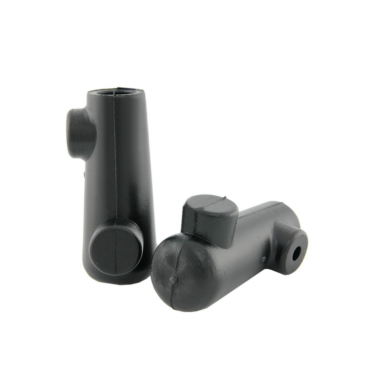 Set 2 rubbers Ø16mm  poot voor Vespa 50 R/Special/Elestart/SR /90/R/125 PV/ET3