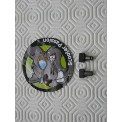 Set 2 geleiders schakelkruis Lambretta Serie 1,2,3 et GP/DL