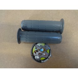 Rubber handvatten GRIJS  Lambretta Serie 1, Serie 2 LI-TV