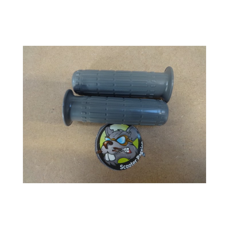 Rubber handvatten GRIJS  Lambretta Serie 1, Serie 2 LI-TV