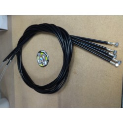 Gaine et Cable de frein ARRIERE trottinette électrique Vsett9 et Vsett9+ scooterpassion Belgique France