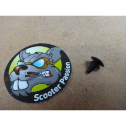 Rubberdop ZWART frame Lambretta LUI