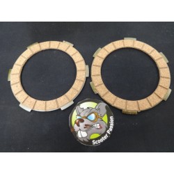 Set 2 plaaten koppeling Lambretta Junior 50 1966 à 1971 et Lui 50cc