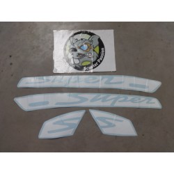 Kit stickers "Super" voor Vespa GTS - WITE