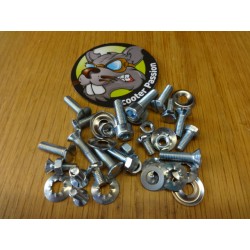 Set bevestiging spatbord horncast beenschield Lambretta  Serie 1 en Serie 2