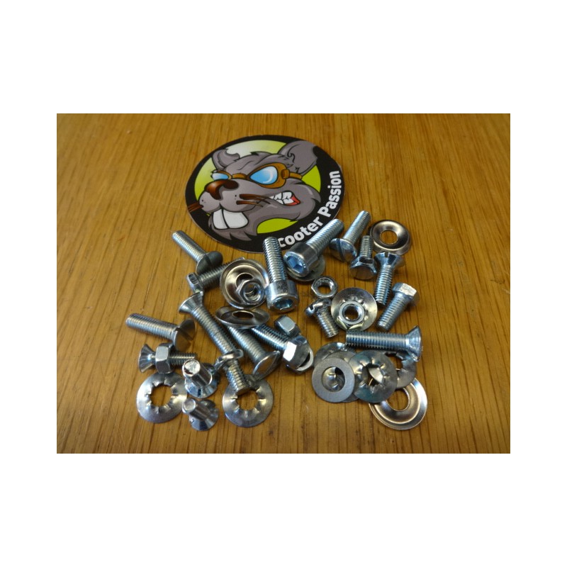 Set bevestiging spatbord horncast beenschield Lambretta  Serie 1 en Serie 2