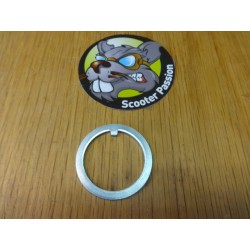 Veilig rondelle boven lager...