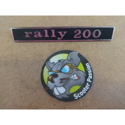 "RALLY 200" embleem voor Vespa 200 Rally