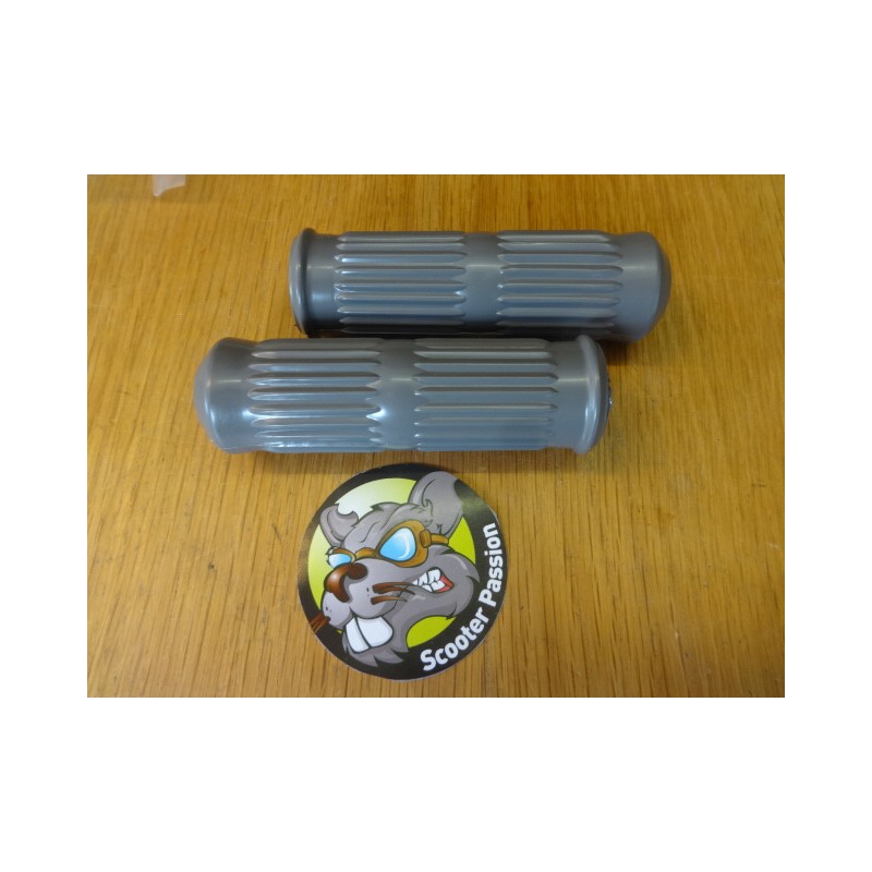 Poignées en caoutchouc GRISES Lambretta Serie 3 belgique france