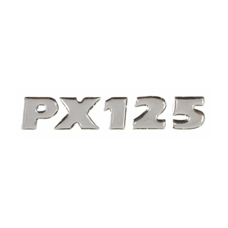 Badge "PX125" linkervleugel voor Vespa PX 125 E '98/Millenium bij scooter passion