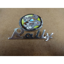 Rally" badge voorschort voor Vespa Rally 180 RMS bij scooter passion in belgië