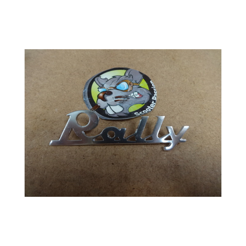 Rally" badge voorschort voor Vespa Rally 180 RMS bij scooter passion in belgië