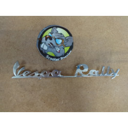 Vespa "Rally" achterste badge chez scooter passion en belgique et en france