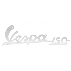 Insigne "Vespa 150" tablier avant pour Vespa 150 VBA/​VBB/​VGLA-B chez scooter passion en belgique et en france