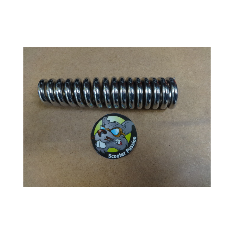 Ressort de suspension avant chromé 170 mm ORIGINE pour Vespa 125 150 cc. SPRINT GT chez scooter passion en belgique et en france