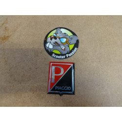 Emblème PIAGGIO en plastique pour Vespa VNB/Rally/Sprint/PX/VBA/GTR/T5