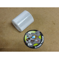 autocollant réflechissant blanc trottinette électrique à vendre belgique france